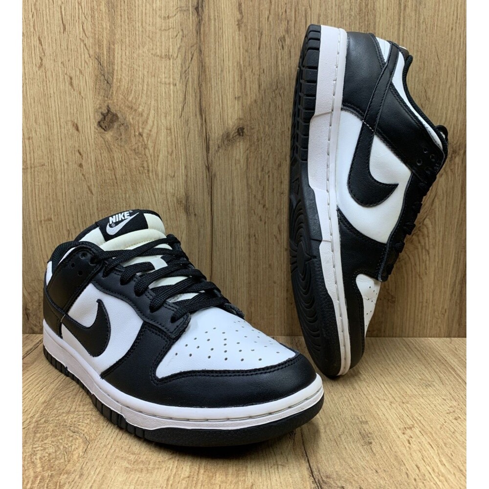 Nike Dunk Low Size 9 Black White DD1503-101 Women’s Low Top Leather Sneakers
